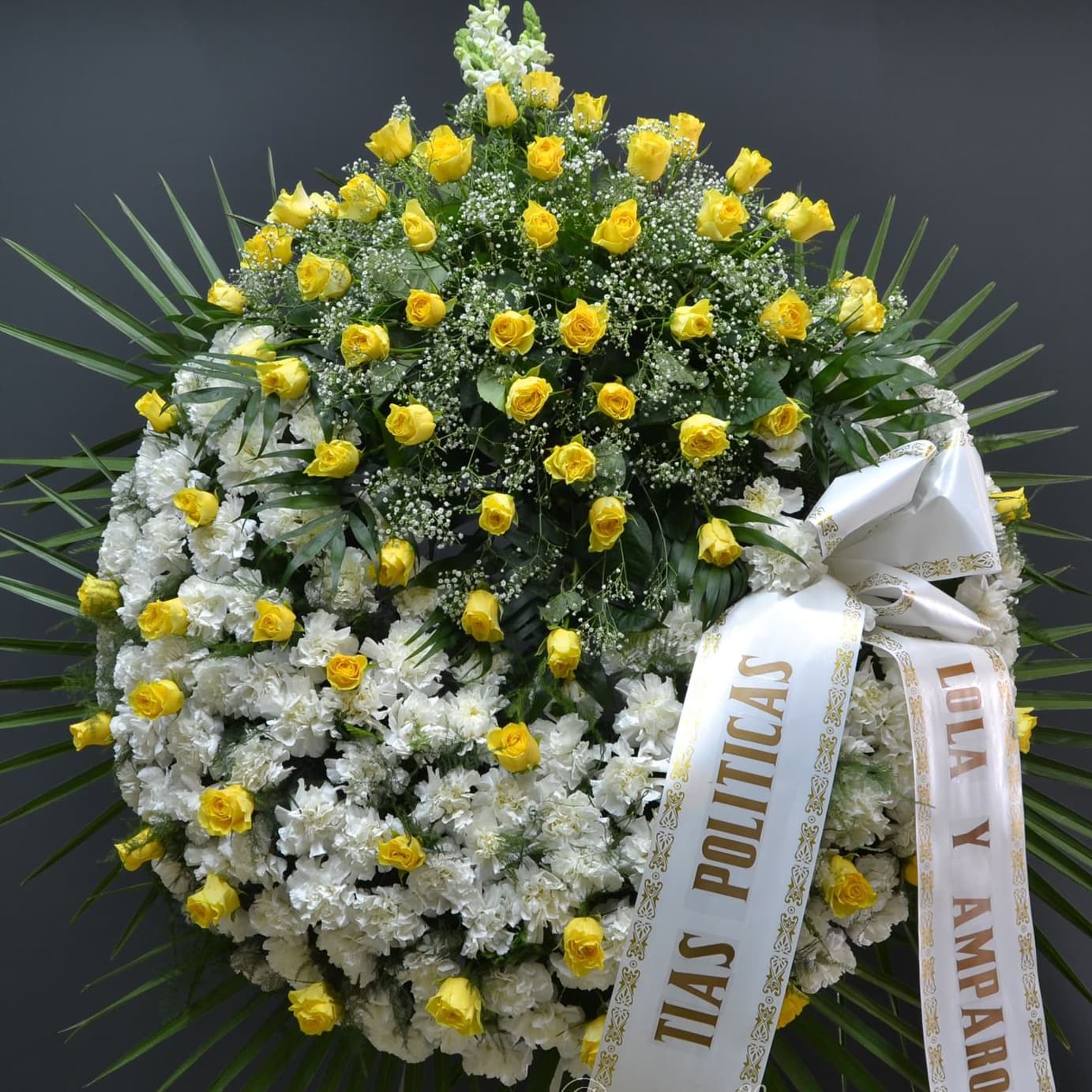 Centros de flores para difuntos en Ferrol