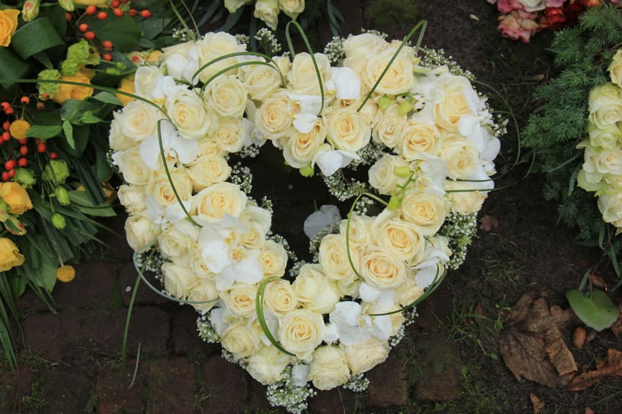 Coronas funerarias en Ferrol